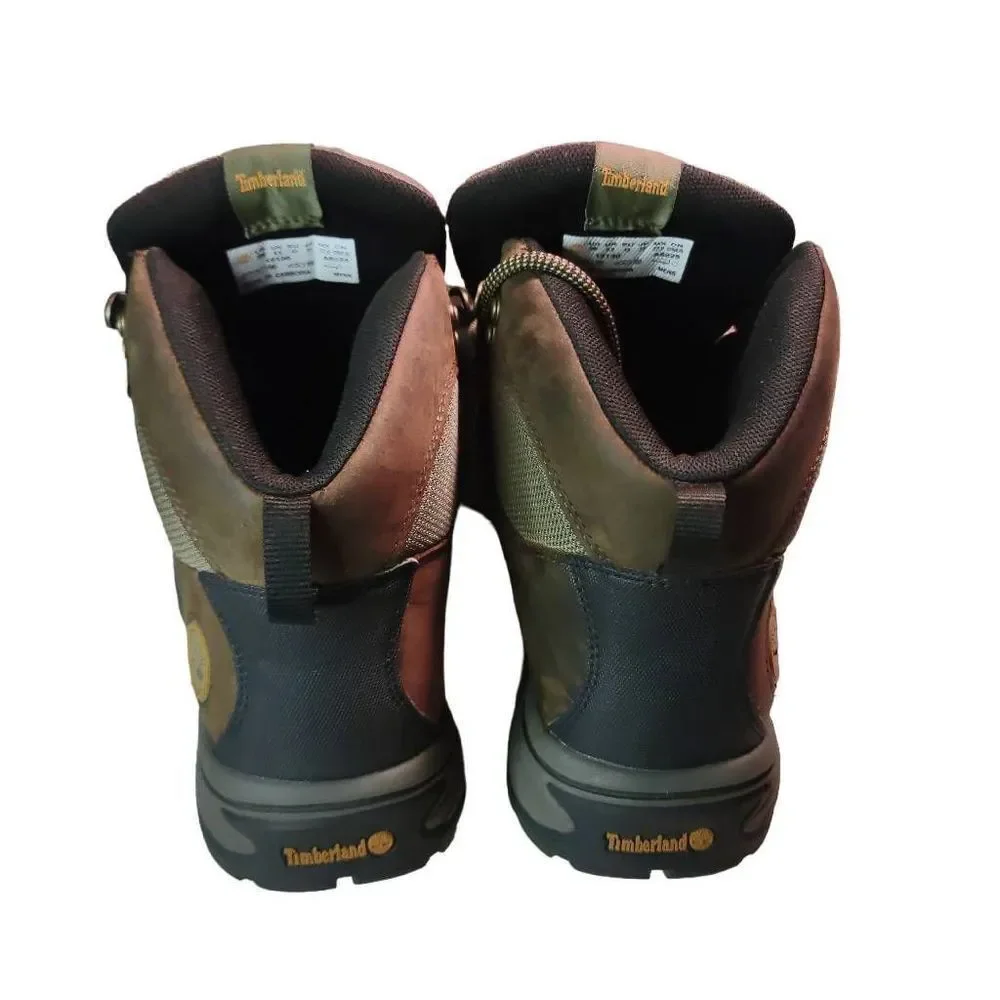 Timberland Men's 15130 Chocorua Trail Mid Waterproof Hiking Boots Brown Size 9W